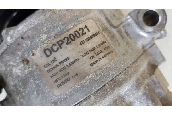 Air conditioning compressor DCP20122 DENSO Catalog number of substitutes ACAUTO AC 01DN876 ACAUTO AC 02DN01 ACAUTO AC 03XX06 ACA
