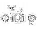 Compresor de aire acondicionado NISSENS 89336