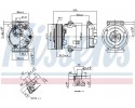 Air conditioning compressors NISSENS 89323 compressors Product weight with unit packaging 9 kg