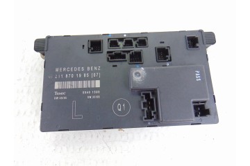 2118701985 MODULO ELECTRONICO MERCEDES-BENZ CLASE E (BM 211) BERLINA E 220 CDI (211.008) 2006 2118701985 197317 MERCEDES-BENZ - 