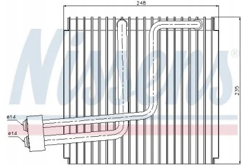 AIR CONDITIONING EVAPORATOR 92265 NISSENS KIA SORENTO Car type passenger cars