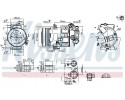 COMPRESSOR AIR CONDITIONING COMPRESSOR 890420 NISSENS
