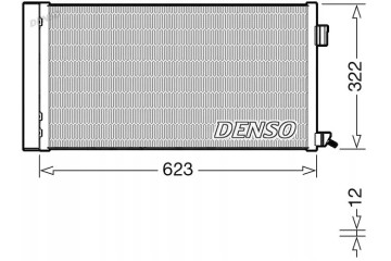 CONDENSER AIR CONDITIONING COOLER DCN11010 DENSO Packaging status original