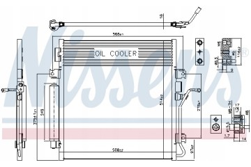 Condenser air conditioning NISSENS 940461 Part manufacturer Nissens