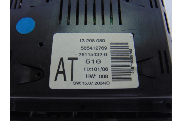 13208089 PANTALLA MULTIFUNCION OPEL ASTRA H TWIN TOP Enjoy 2006 13208089 197512 OPEL - 2