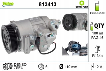 Air conditioning compressor BMW 5 07 09 Part manufacturer Valeo