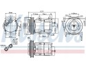 COMPRESSOR AIR CONDITIONING COMPRESSOR 89251 NISSENS Quality of parts according to GVO Q original with factory logo OEM OES