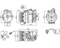 618 800_B COMPRESSOR FOR KLIMAT DB W204 07 Compressor ID 6SEU16C