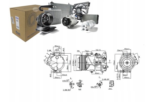 AIR CONDITIONING COMPRESSOR LEXUS GS300 05 Version European