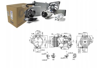 AIR CONDITIONING COMPRESSOR LEXUS GS300 05 Version European