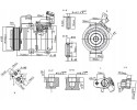 AIR CONDITIONING COMPRESSOR HONDA ACCORD 04 08 2 2CDTi Catalog number of the original HONDA 38810RBDE11 HONDA 38810RBEE11 HONDA 