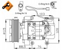 AIR CONDITIONING COMPRESSOR NRF Part manufacturer NRF
