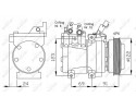 COMPRESSOR AIR CONDITIONING COMPRESSOR 32205 NRF HYUNDAI Quality of parts according to GVO Q original with factory logo OEM OES