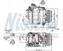 COMPRESSOR AIR CONDITIONING COMPRESSOR 89199 NISSENS Quality of parts according to GVO Q original with factory logo OEM OES