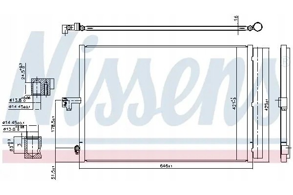 CONDENSER AIR CONDITIONING COOLER WITH DEHUMIDIFIER Car type passenger cars