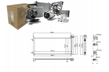 AIR CONDITIONING CONDENSER LEXUS NX 2 5H 07 14 NISSENS
