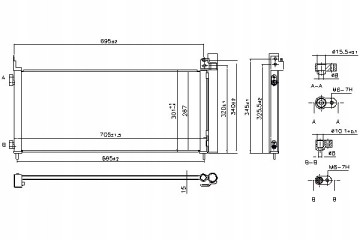 AIR CONDITIONING CONDENSER LEXUS NX 2 5H 07 14 NISSENS Part manufacturer Nissens
