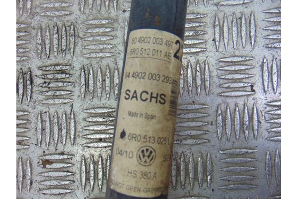 6R0513025L  AMORTIGUADOR TRASERO DERECHO VOLKSWAGEN POLO V (6R1) GTI 2011 6R0513025L 197895 VOLKSWAGEN - 1