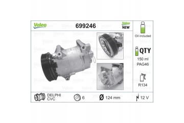 Compresor de aire acondicionado VALEO 699246