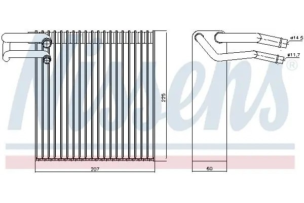 AIR CONDITIONING EVAPORATOR 92188 NISSENS Car type passenger cars