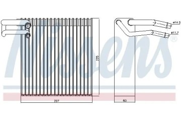 AIR CONDITIONING EVAPORATOR 92188 NISSENS Car type passenger cars
