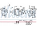 Compressor air conditioning NISSENS 89497 Part manufacturer Nissens