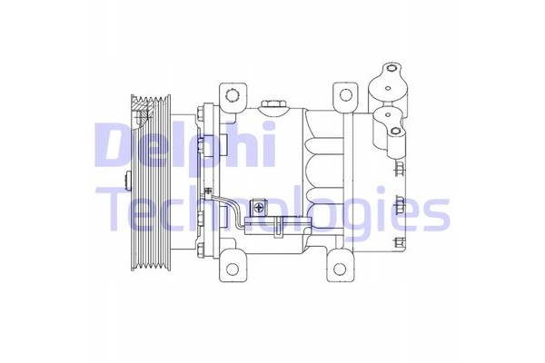 DELPHI COMPRESSOR KLIM NISSAN MICRA III 03 Quality of parts according to GVO Q original with factory logo OEM OES