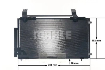 CONDENSER AIR CONDITIONING COOLER AC 471 000S MAHLE Quality of parts according to GVO P replacement with original quality