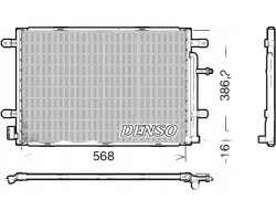 CONDENSER AIR CONDITIONING COOLER DCN02039 DENSO