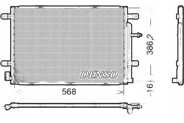 CONDENSER AIR CONDITIONING COOLER DCN02039 DENSO