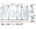 CONDENSER AIR CONDITIONING COOLER WITH DEHUMIDIFIER Catalog number of the original SUZUKI 95310 54J10 SUZUKI 9531054J11