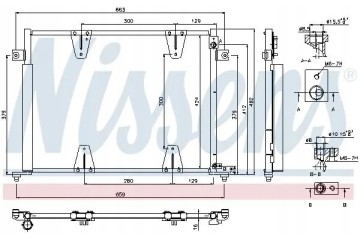CONDENSER AIR CONDITIONING COOLER WITH DEHUMIDIFIER Catalog number of the original SUZUKI 95310 54J10 SUZUKI 9531054J11