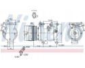 COMPRESSOR AIR CONDITIONING COMPRESSOR 890045 NISSENS Catalog number of substitutes ACAUTO AC 01HA085 ACAUTO AC 03XX01 ACAUTO AC
