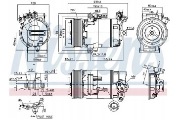 COMPRESSOR AIR CONDITIONING COMPRESSOR 89346 NISSENS Car type cargo vans passenger cars