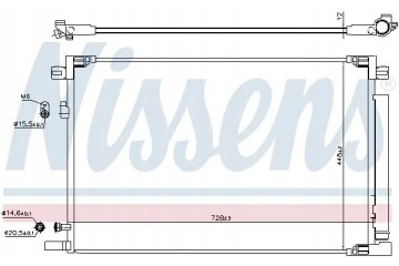 CONDENSER AIR CONDITIONING COOLER 941225 NISSENS Car type passenger cars