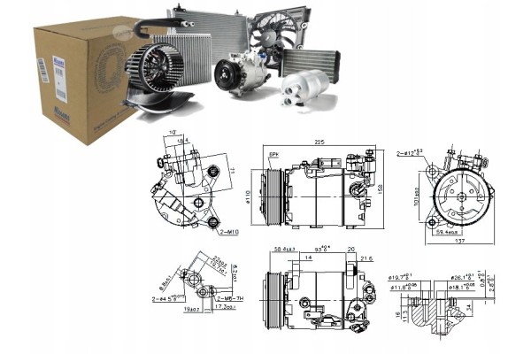 618 790_B COMPRESSOR FOR KLIMAT BMW 2 F45 14 Catalog number of substitutes ACAUTO AC 01HA086 ACAUTO AC 01HA086 AM ACAUTO AC 02HA