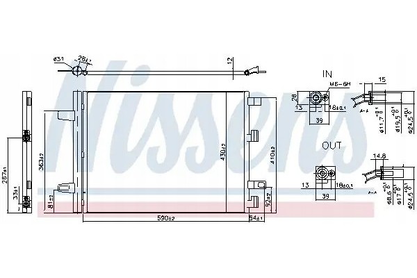 CONDENSER AIR CONDITIONING COOLER WITH DEHUMIDIFIER Car type passenger cars