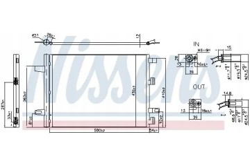 CONDENSER AIR CONDITIONING COOLER WITH DEHUMIDIFIER Car type passenger cars