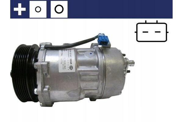 Compressor air conditioning MAHLE ACP 79 000S Catalog number of the original AUDI 2D0820805 AUDI 7D0820805C AUDI 7D0820805G AUDI