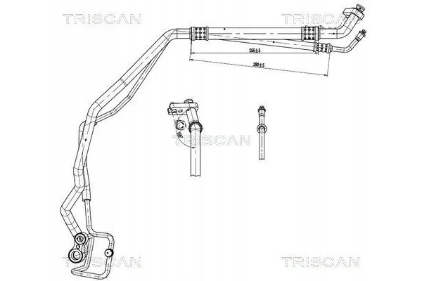 AIR CONDITIONING CABLE 9010 24013 TRISCAN OPEL ADAM Packaging status original