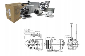 617 683_B COMPRESSOR FOR CLIMATE OPEL MOVANO A 98 Compressor ID SD7H15