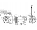 617 683_B COMPRESSOR FOR CLIMATE OPEL MOVANO A 98 Version European