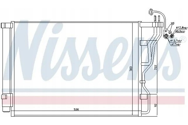 CONDENSER AIR CONDITIONING COOLER 940245 NISSENS Car type passenger cars