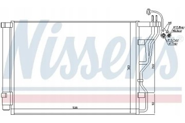 CONDENSER AIR CONDITIONING COOLER 940245 NISSENS Car type passenger cars