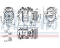 COMPRESSOR AIR CONDITIONING COMPRESSOR 890628 NISSENS Catalog number of substitutes ABAKUS 004 023 0009 ACAUTO AC 01DN228 ACAUTO