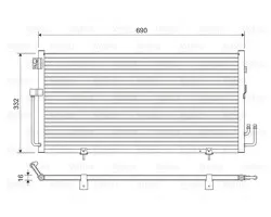 Valeo 814063 Condensador, aire acondicionado