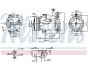 COMPRESSOR AIR CONDITIONING COMPRESSOR 89096 NISSENS Version European