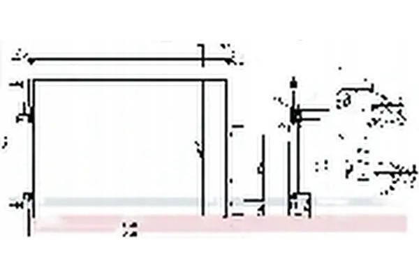CONDENSER AIR CONDITIONING COOLER 941288 NISSENS