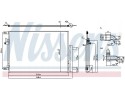 CONDENSER AIR CONDITIONING COOLER 941288 NISSENS Packaging status original