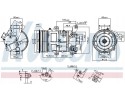 COMPRESSOR AIR CONDITIONING COMPRESSOR 89516 NISSENS Car type cargo vans passenger cars